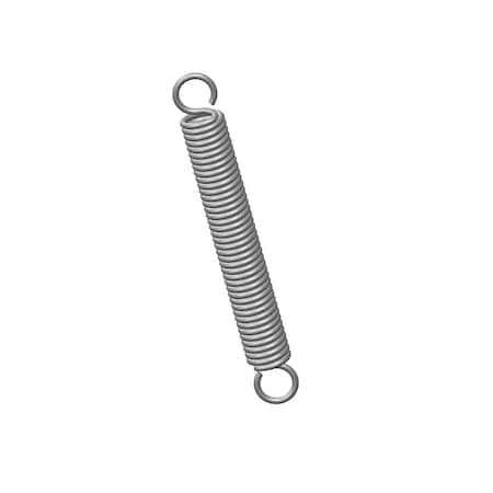 Extension Spring, O= .156, L= 1.22, W= .023